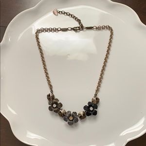 Sabika Brocade Flower Necklace